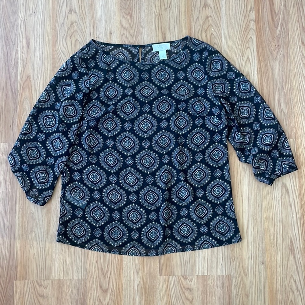 Loft work blouse
